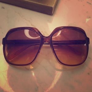 Brown Oversized Sunglasses